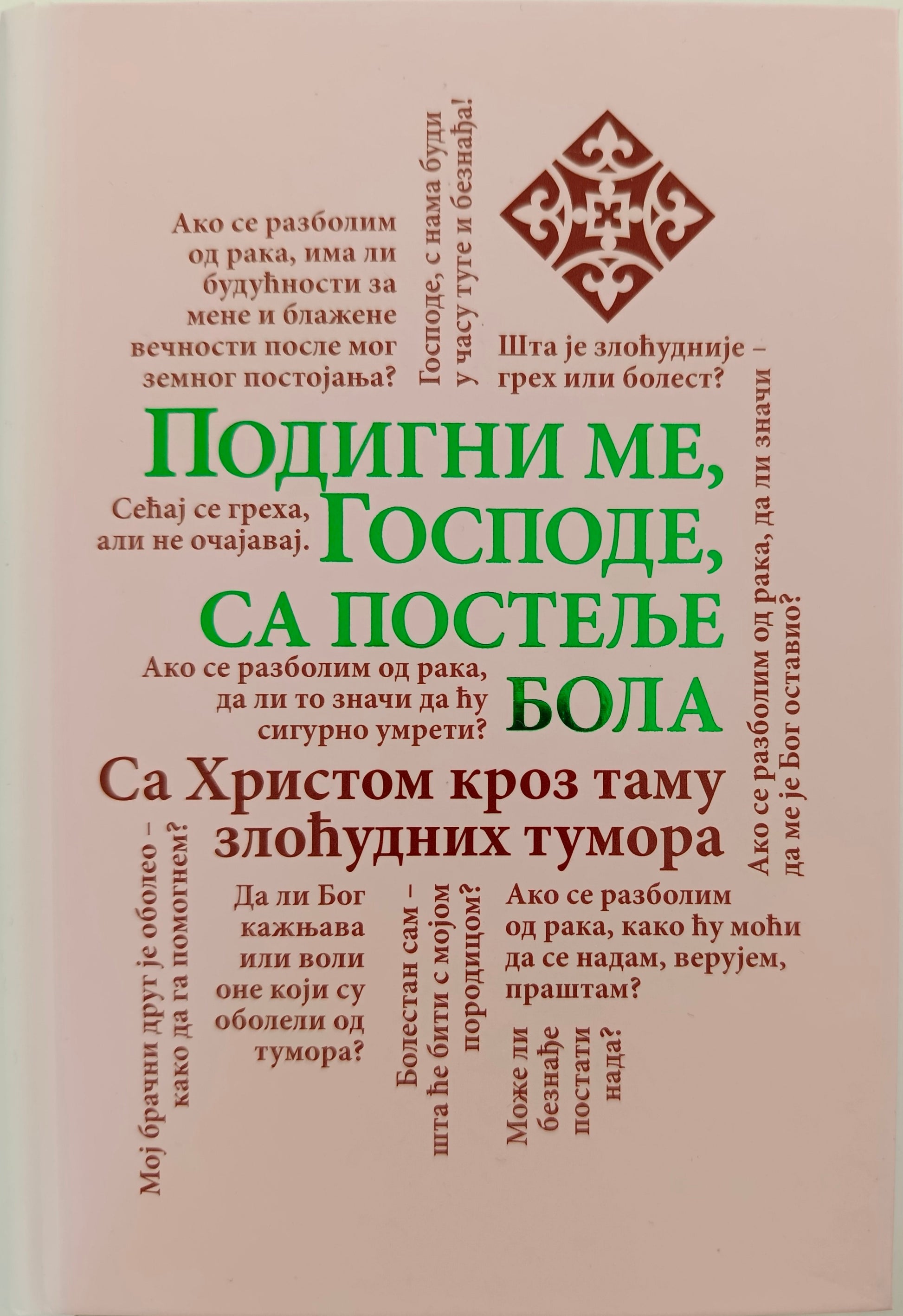 ПОДИГНИ МЕ, ГОСПОДЕ, СА ПОСТЕЉЕ БОЛА – Са Христом кроз таму злоћудних тумора